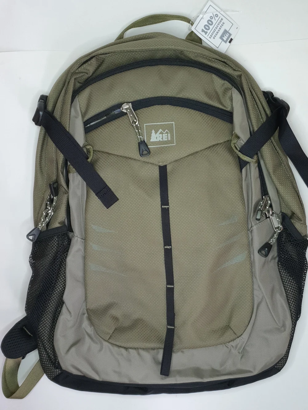 REI Olive Green and Black Men's Hiking Backpack